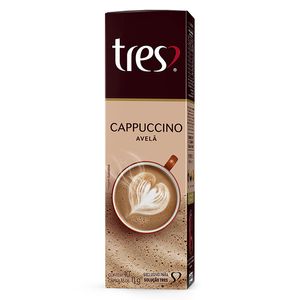 Cappuccino Três Avela com 10 Cápsulas 110g