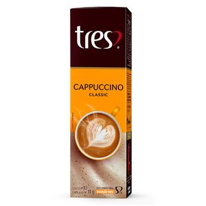 Capsula de Cappuccino Classic 3 Corações 10 unid