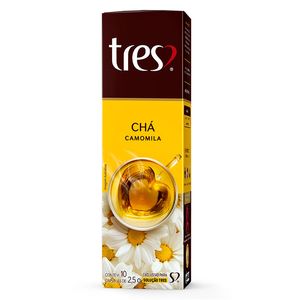 Chá Três Camomila com 10 Cápsulas 25g