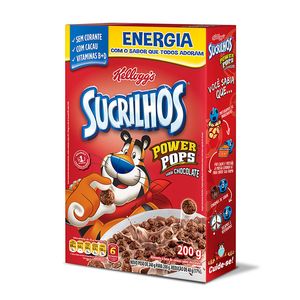 Cereal Matinal Kellogg s Sucrilhos Power Pops Chocolate 200g