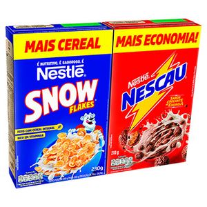 Kit Cereal Matinal Nescau + Snow Flakes 440g