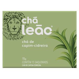 Chá Leão Capim Cidreira com 15 Saquinhos 15g