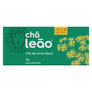 Chá Leão Erva Doce com 25 Saquinhos 50gr