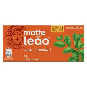 Chá Matte Leão Erva Mate com 25 Saquinhos 40g