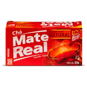 Chá Matte Real Erva Mate Natural com 20 Saquinhos 32g