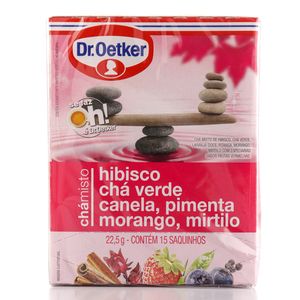 Chá Dr.Oetker Verde Canela, Morango e Mirtilo 22,5g