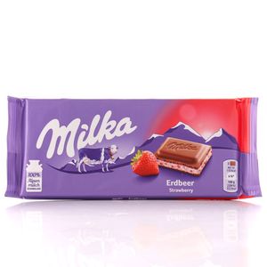 Chocolate Milka Joghurt Eper Morango 100g