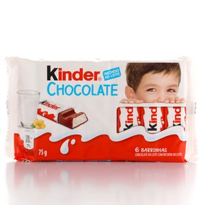 Chocolate Kinder com 6Unidades 75g