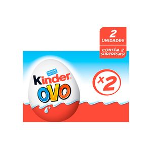 Chocolate Kinder Ovo Laranja com 2 Unidades 40g