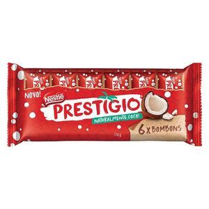 Chocolate Nestlé Prestigio ao Leite 114g