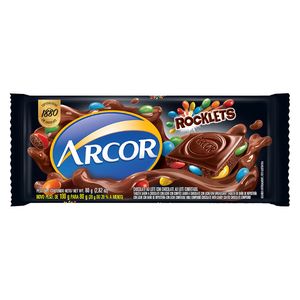 Chocolate Arcor Tablete Rocklets 80g