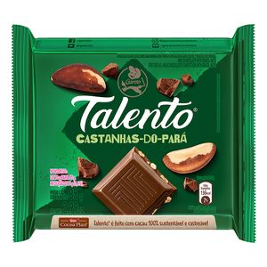 Chocolate Garoto Talento Castanha do Pará 85g
