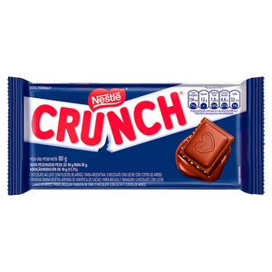 Chocolate Nestlé Tablete Crunch Flocos de Arroz 80g