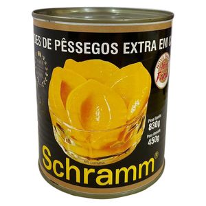 Pêssegos em Calda Schramm Extra Metades 450g