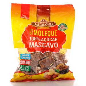 Pé de Moleque Dacolonia com Açúcar Mascavo e Melado 240g