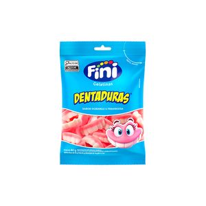 Balas de Gelatina Fini Dentaduras 80g