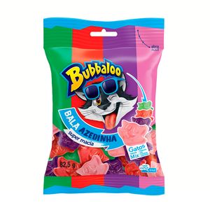 Bala Bubbaloo Azedinha Gatos Sortidos 82,5g