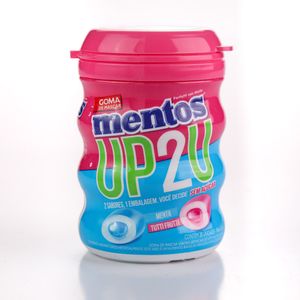 Goma de Mascar Mentos Up2U Frutti Garrafa 56g