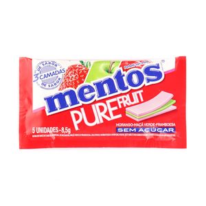 Goma de Mascar Mentos Purê Fruit 8,5g