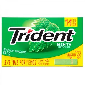 Goma Mascar Trident Menta 25,2g