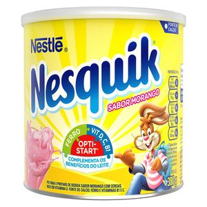 Pó para Preparo Nesquik Morango Lata 380g