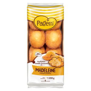 Bolo Paderri Madeleine Longa Tradicional 200g