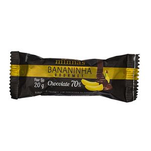 Bananinha Minnas Chocolate 70% 20 g