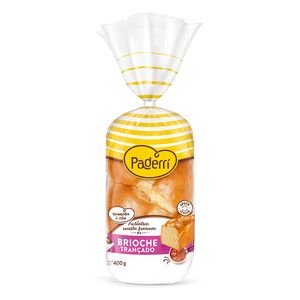 Pão Brioche Paderri Trancado 400 g
