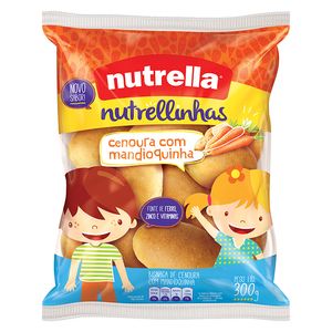 Bisnaguinha Nutrellinhas Mandioquinha com Cenoura 300g