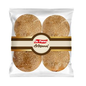 Pão de Hamburguer com Gergelim De Panes 250g