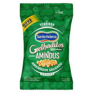 Amendoim Grelhaditos Santa Helen Salgado sem Pele 200g