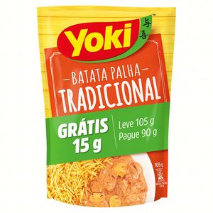 Batata Palha Yoki Tradicional Leve 105gr Pague 90gr