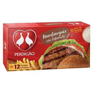 Hamburguer Perdigão Bovino/Frango Defumado 672g