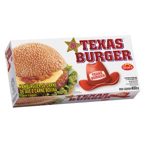 Hamburguer Seara Texas Burguer 672g