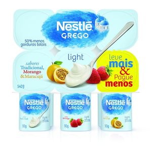 Iogurte Nestlé Grego Light Polpa 540g