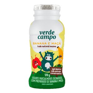 Iogurte Liquido Verde Campo Banana e Maçã 170 g