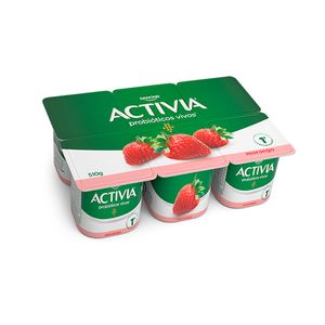 Leite Fermentado Activia Integral Morango 510g
