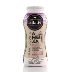 Iogurte Líquido Ati Latte Desnatado Ameixa e Cereais 180g