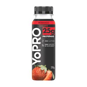 Iogurte Danone Yopro Zerolac Desnatado Morango 250g
