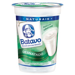 Iogurte Natural Batavo Desnatado 170g