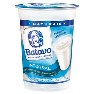 Iogurte Natural Batavo Integral 170g