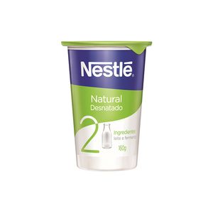 Iogurte Natural Nestlé Desnatado Pote 160g