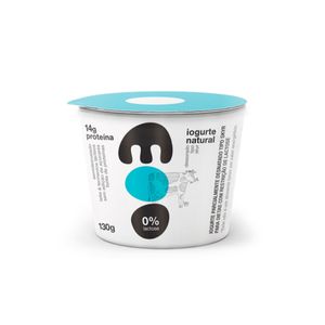Iogurte Moo Skyr 14g  Proteína Zero Lactose Natural 130g