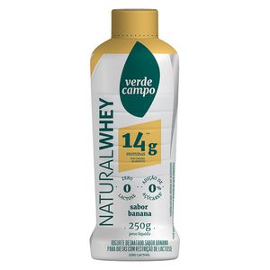Iogurte Verde Campo Natural Whey14 Banana 250g
