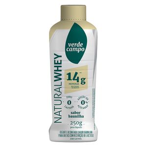 Iogurte Verde Campo Natural Whey14 Baunilha 250g
