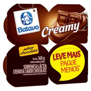 Sobremesa Batavo Creamy Chocolate 360 g