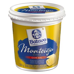 Manteiga Batavo Extra com Sal Pote 500g