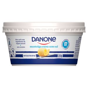 Manteiga Danone Extra sem Sal Pote 200g