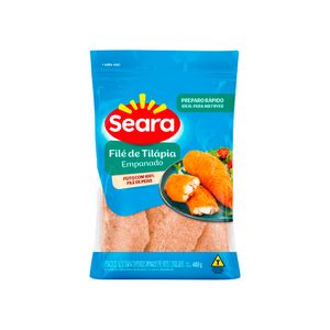 Filé de tilápia empanada Seara Pescados 400g