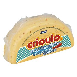 Queijo Minas Crioulo Padrão com Pimenta Calabresa 1 Unidade 515g